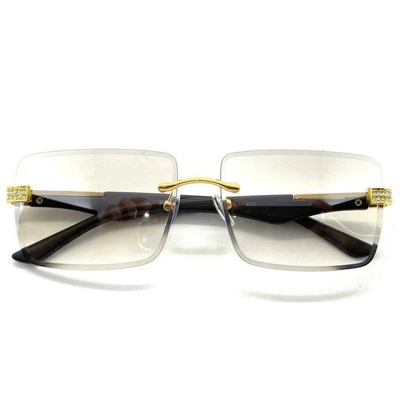 Women Eye Glasses Clear Lens Hip Hop Street Wear Style Woody Arms Classic Fancy main image 8